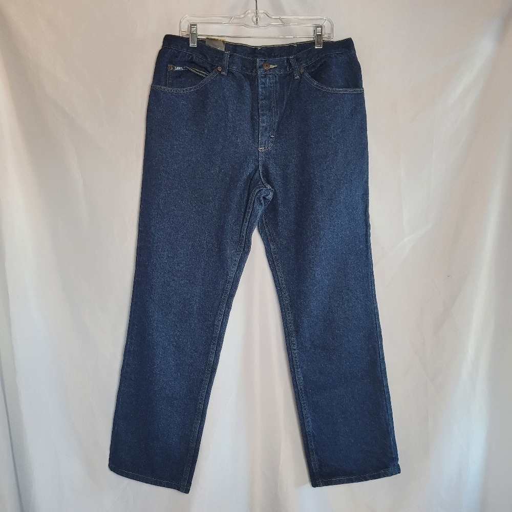 NWT Lee Men's Regular Fit Pepper Wash Straight Leg Jeans Size 38x30 - Picture 2 of 9